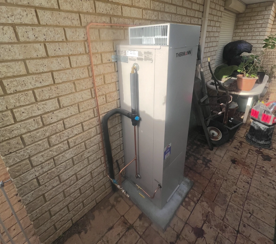 Gas storage and continuous flow hot water systems